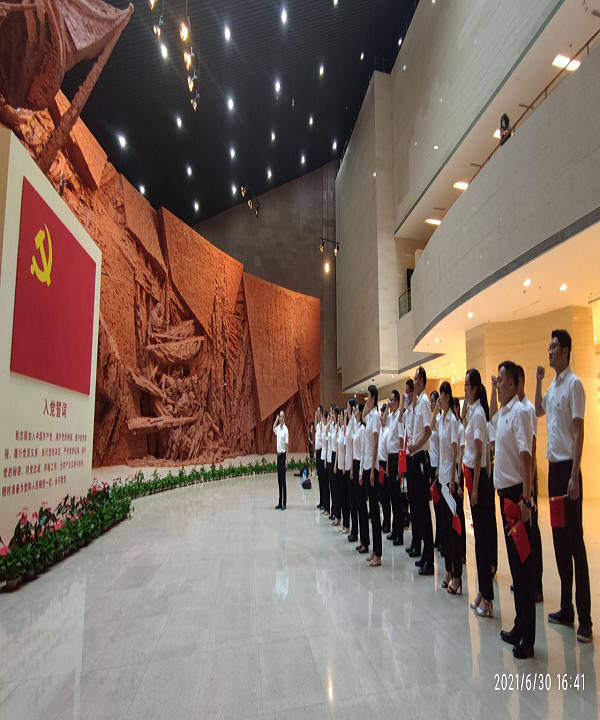 徽鹽地產(chǎn)集團(tuán)開(kāi)展“追憶歷史，重溫入黨志愿書(shū)”主題活動(dòng)