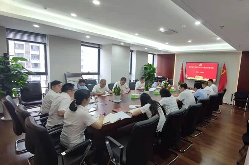 楊蔚峰督導(dǎo)徽鹽地產(chǎn)集團(tuán)機(jī)關(guān)支部專題組織生活會