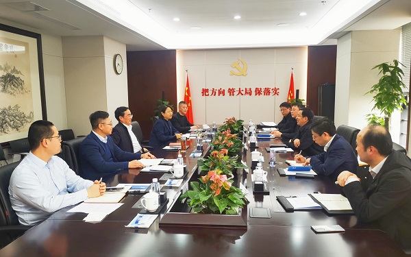 王思軍會見安徽建工集團(tuán)副總經(jīng)理陳仁虎一行